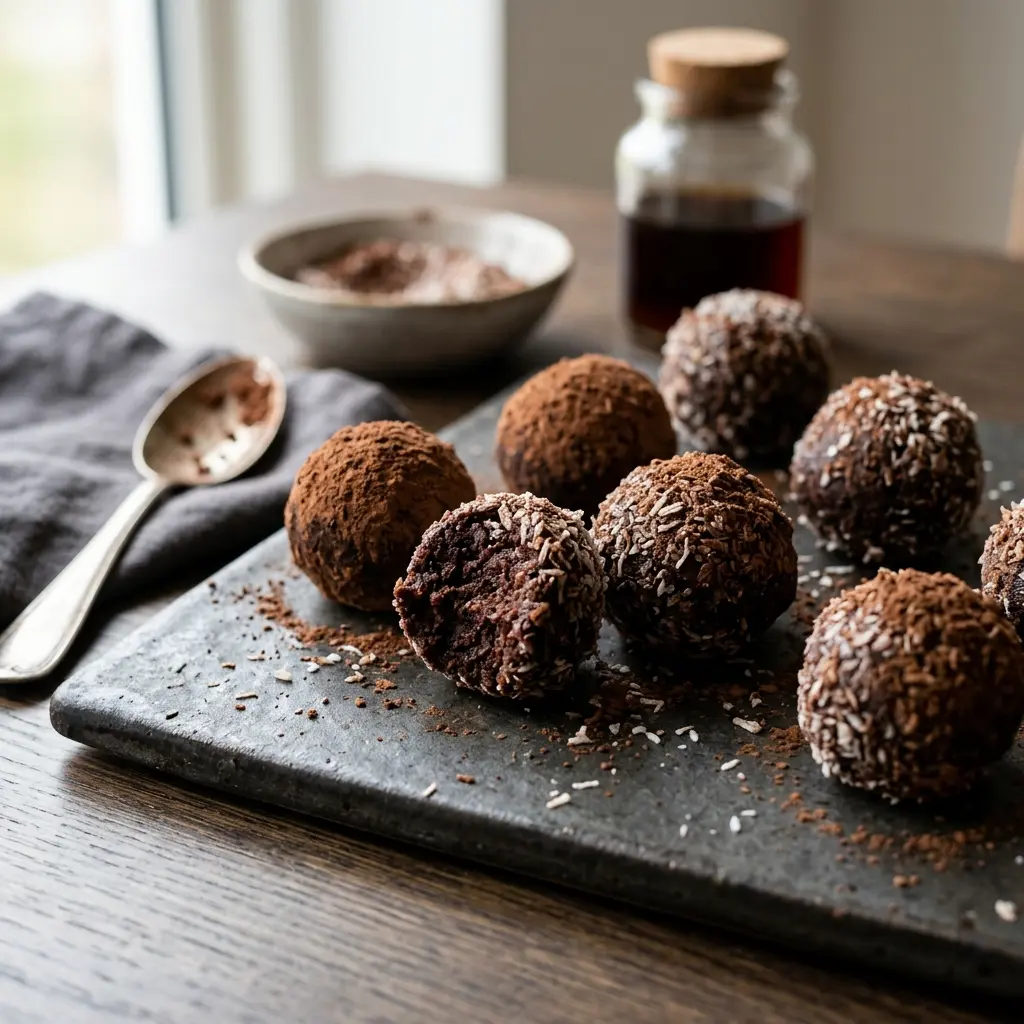 Photo of the finished dish for the recipe Homemade Rum Balls