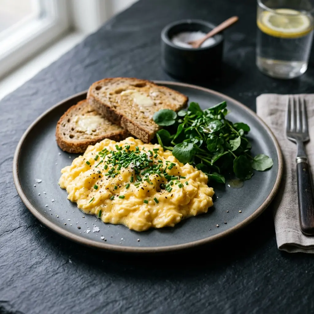Photo of the breakfast recipe Homemade Scrambled Eggs