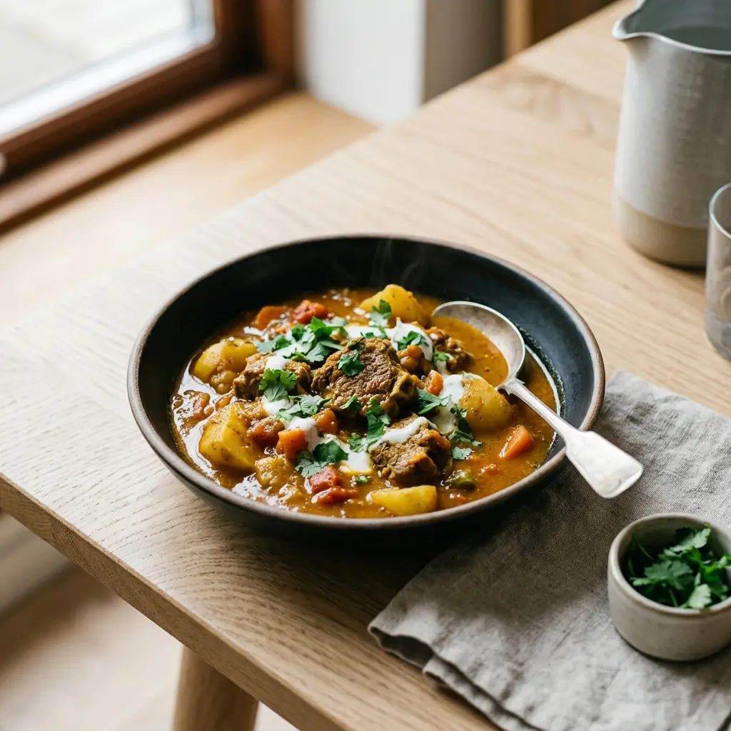Photo of the finished dish for the recipe Indian Lamb Stew