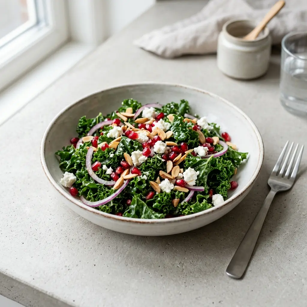 Photo of the salad recipe Kale Salad with Pomegranate