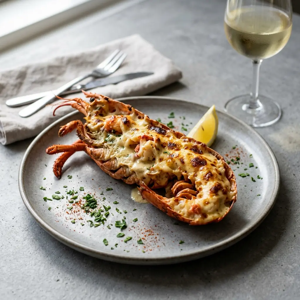 Photo of the finished dish for the recipe Lobster Thermidor