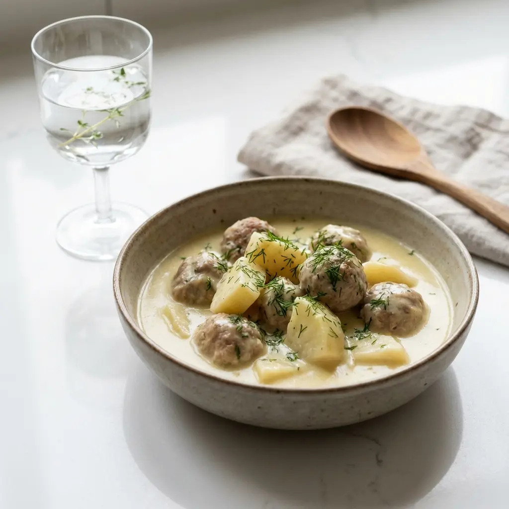 Photo of the sauce or side recipe Meatballs in Celery Sauce