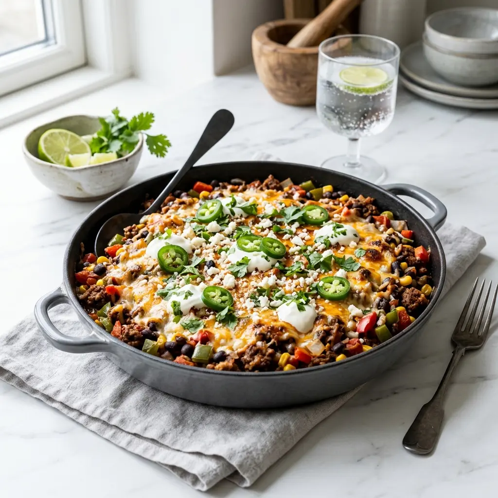 Photo of the finished dish for the recipe Mexican Beef Bake