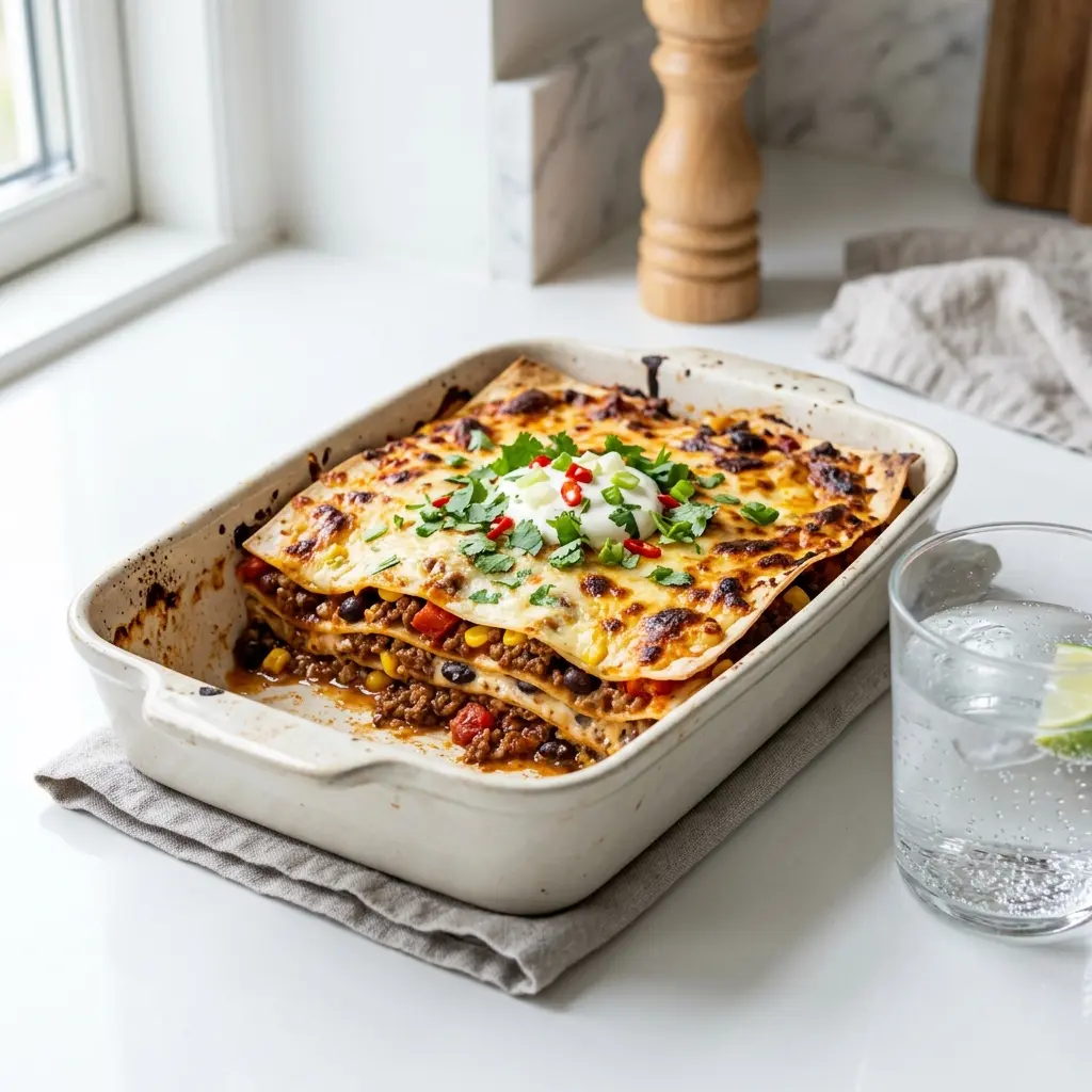 Photo of the finished dish for the recipe Mexican Lasagne
