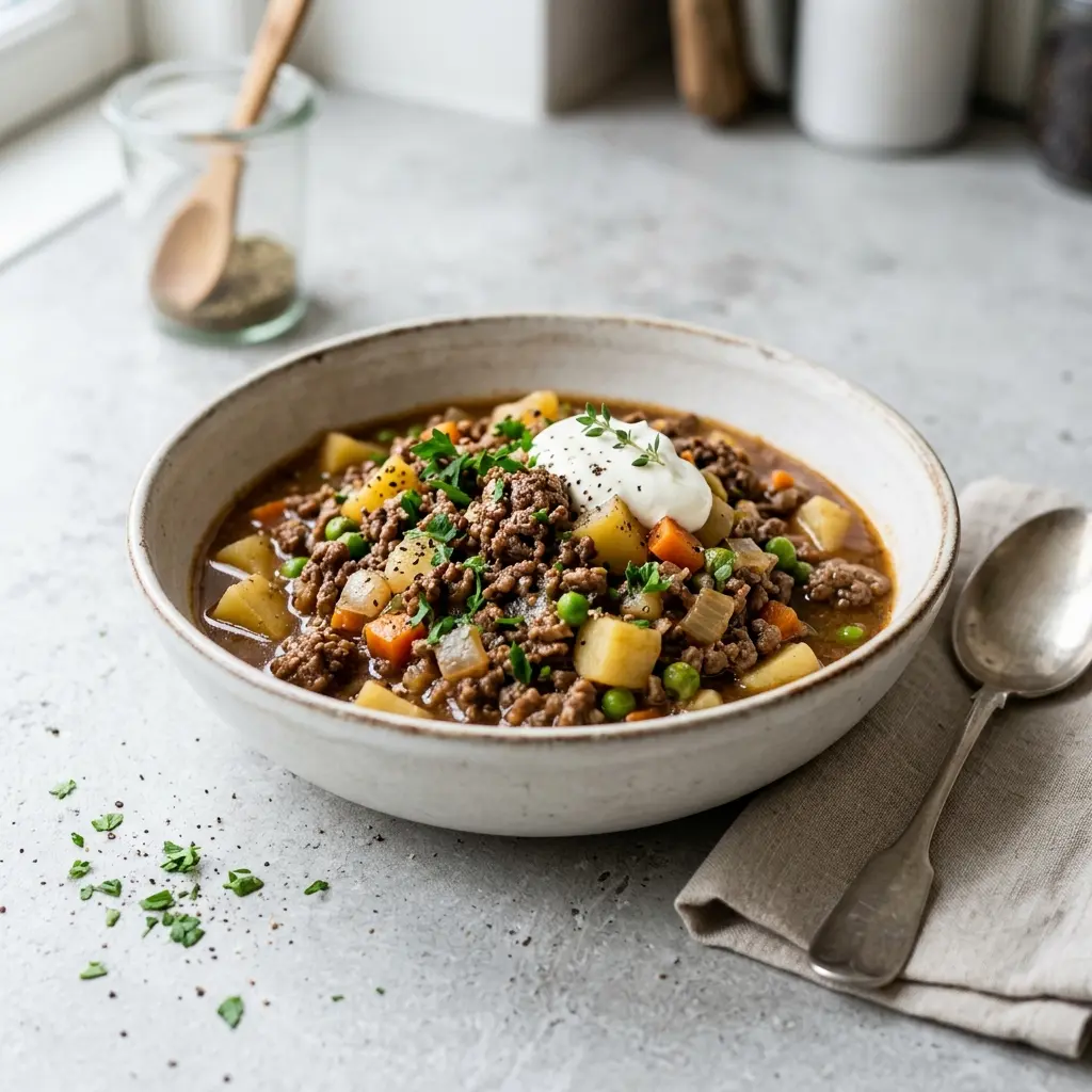 Photo of the finished dish for the recipe Minced Beef