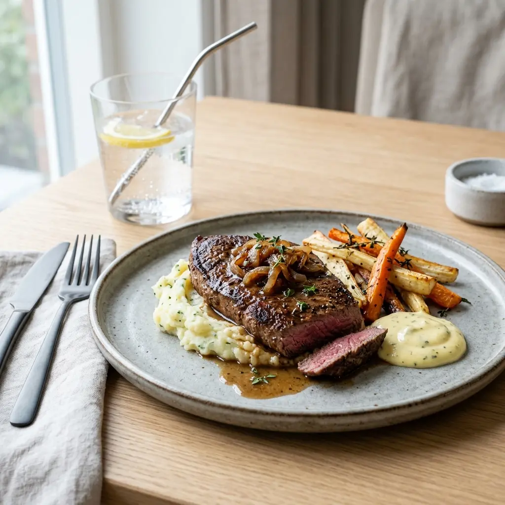 Photo of the finished dish for the recipe Minute Steak