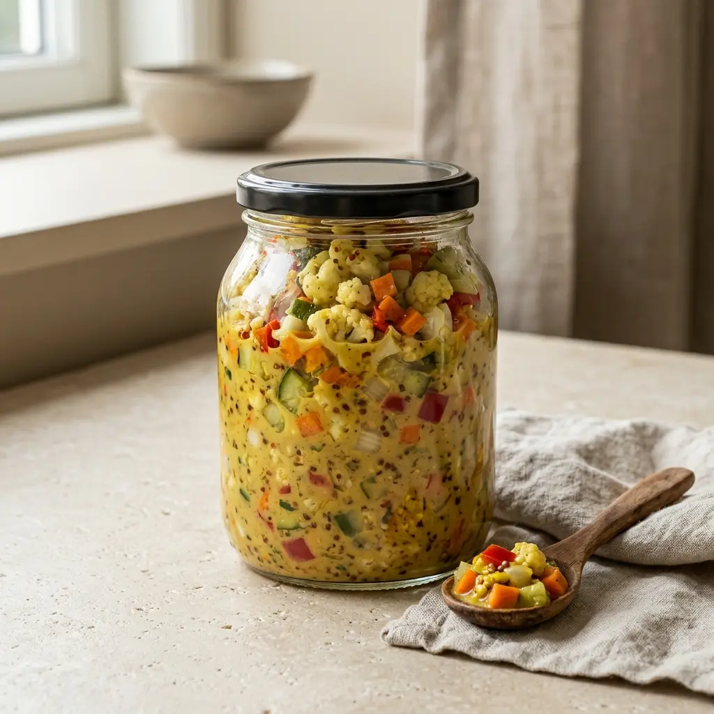 Photo of the finished dish for the recipe Mustard Pickles