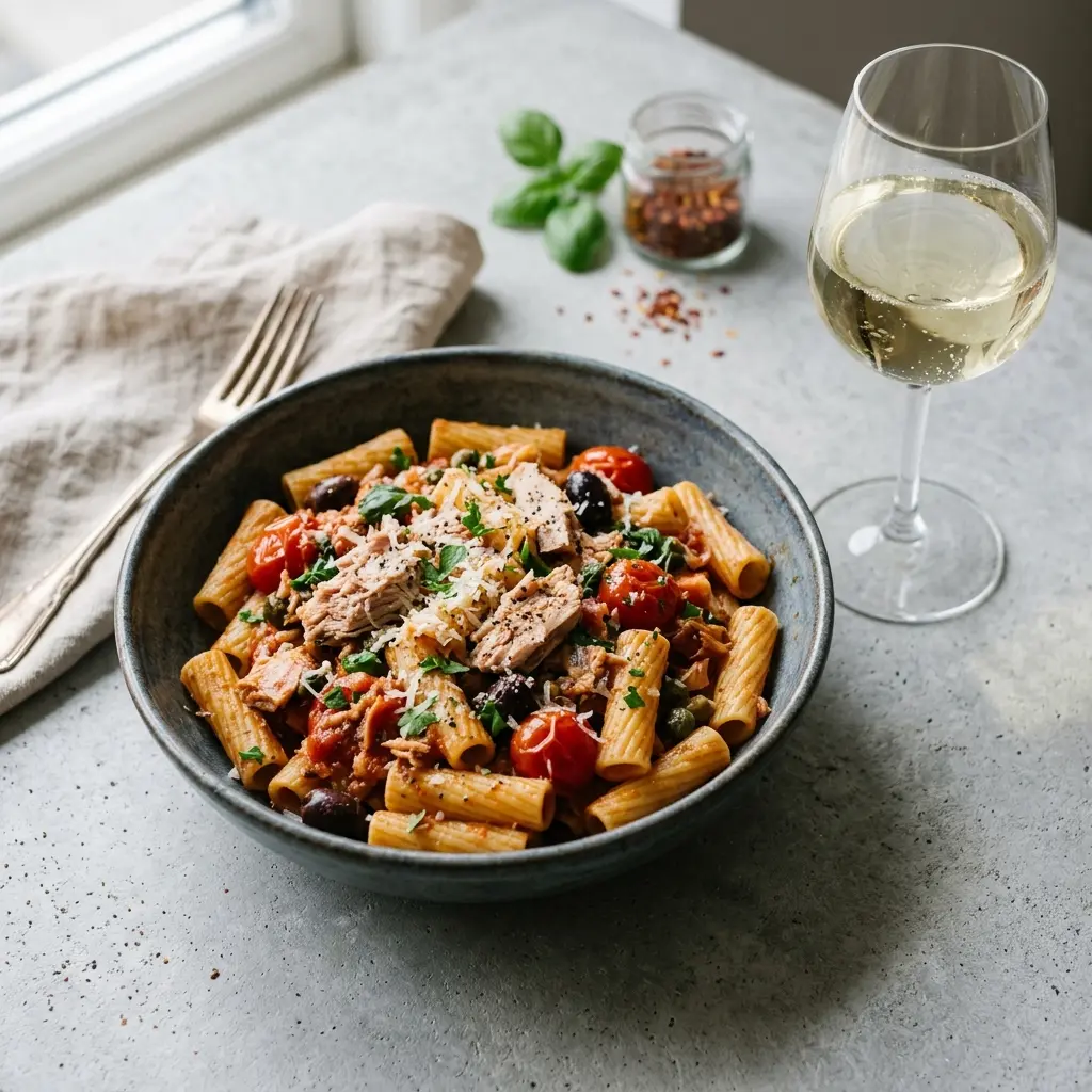 Photo of the finished dish for the recipe One-Pot Pasta with Tuna