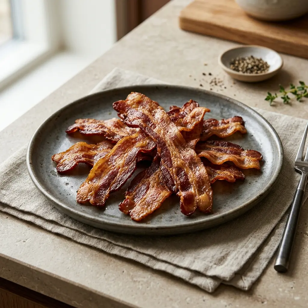 Photo of the finished dish for the recipe Oven-Baked Bacon