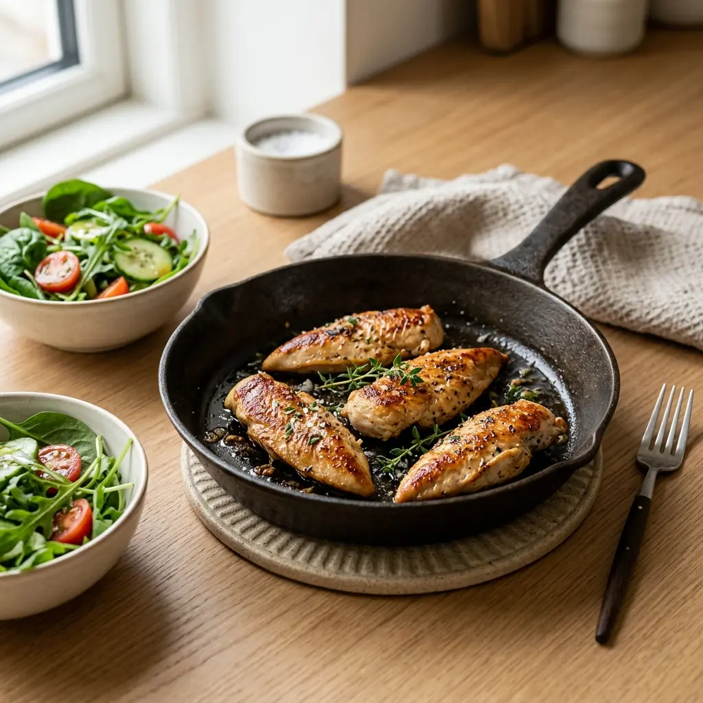 Photo of the finished dish for the recipe Pan-Fried Chicken Mini Fillet