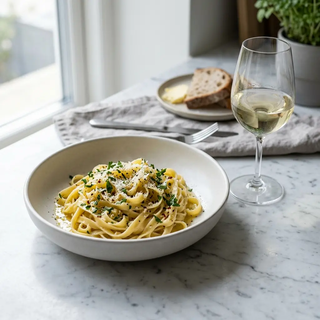 Photo of the sauce or side recipe Pasta with Garlic Butter