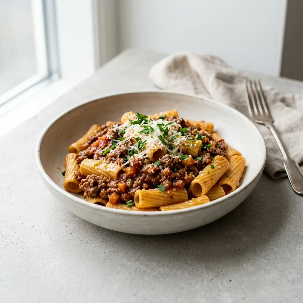 Photo of the sauce or side recipe Pasta with Meat Sauce