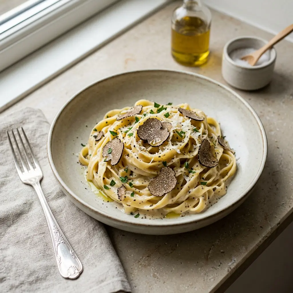 Photo of the finished dish for the recipe Pasta with Truffle