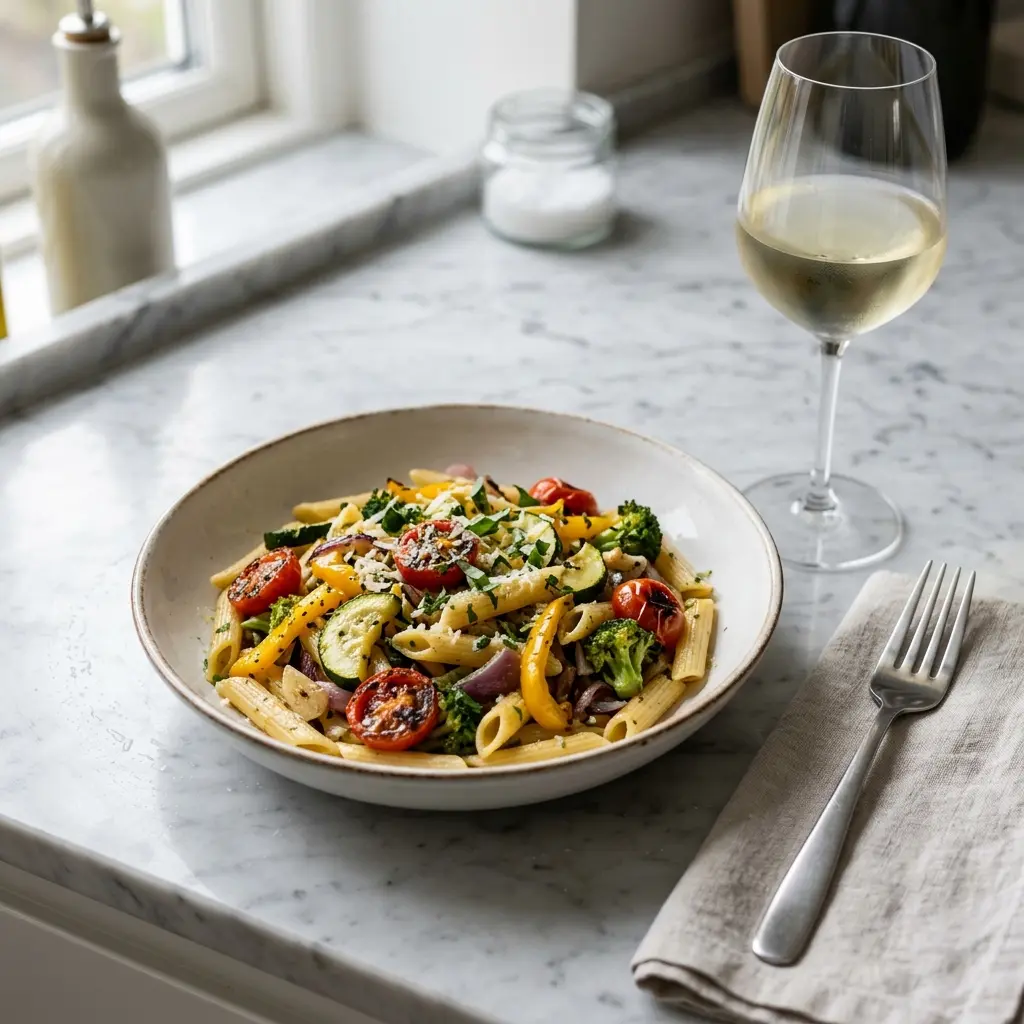 Photo of the finished dish for the recipe Pasta with Vegetables