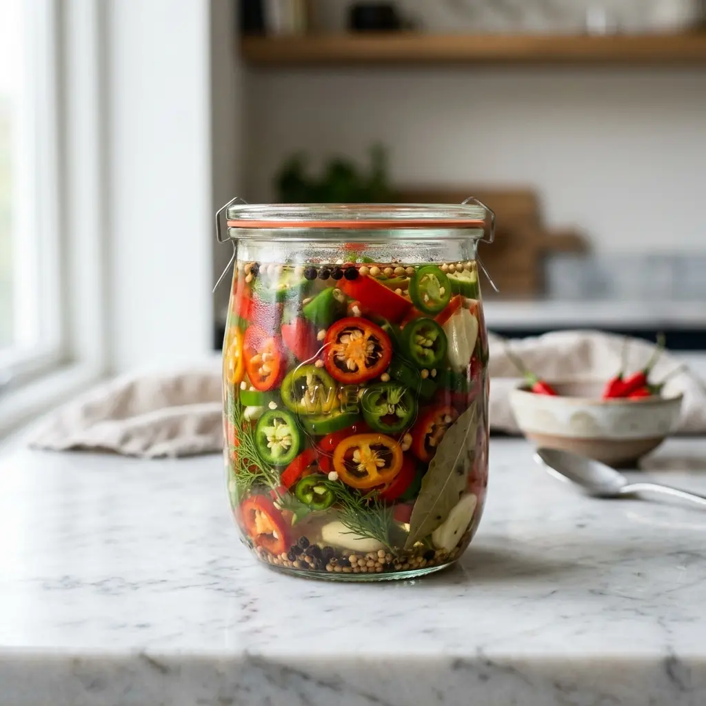 Photo of the finished dish for the recipe Pickled Chilli