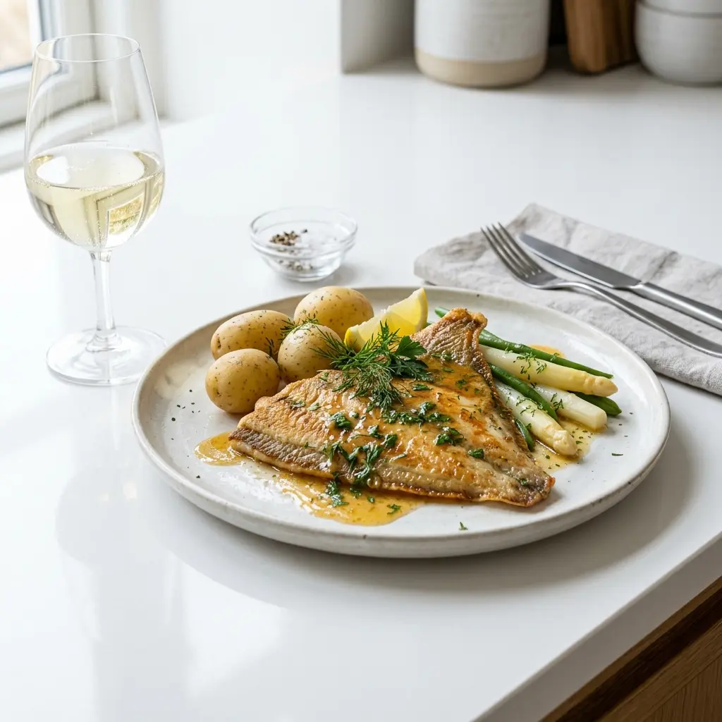 Photo of the sauce or side recipe Plaice Fillet with Butter Sauce