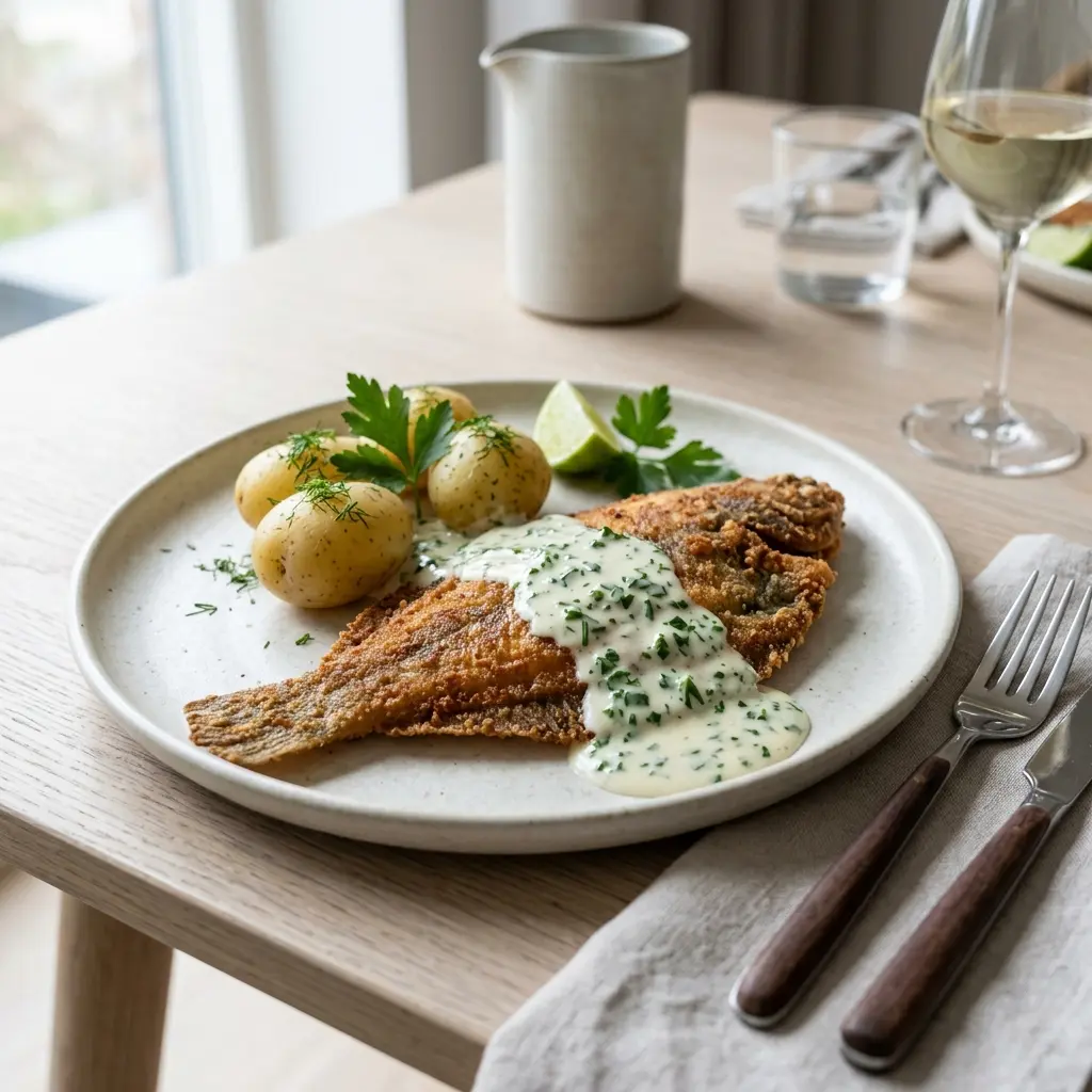 Photo of the sauce or side recipe Plaice Fillet with Parsley Sauce