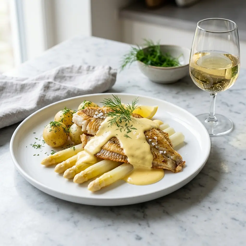 Photo of the sauce or side recipe Plaice with Hollandaise Sauce
