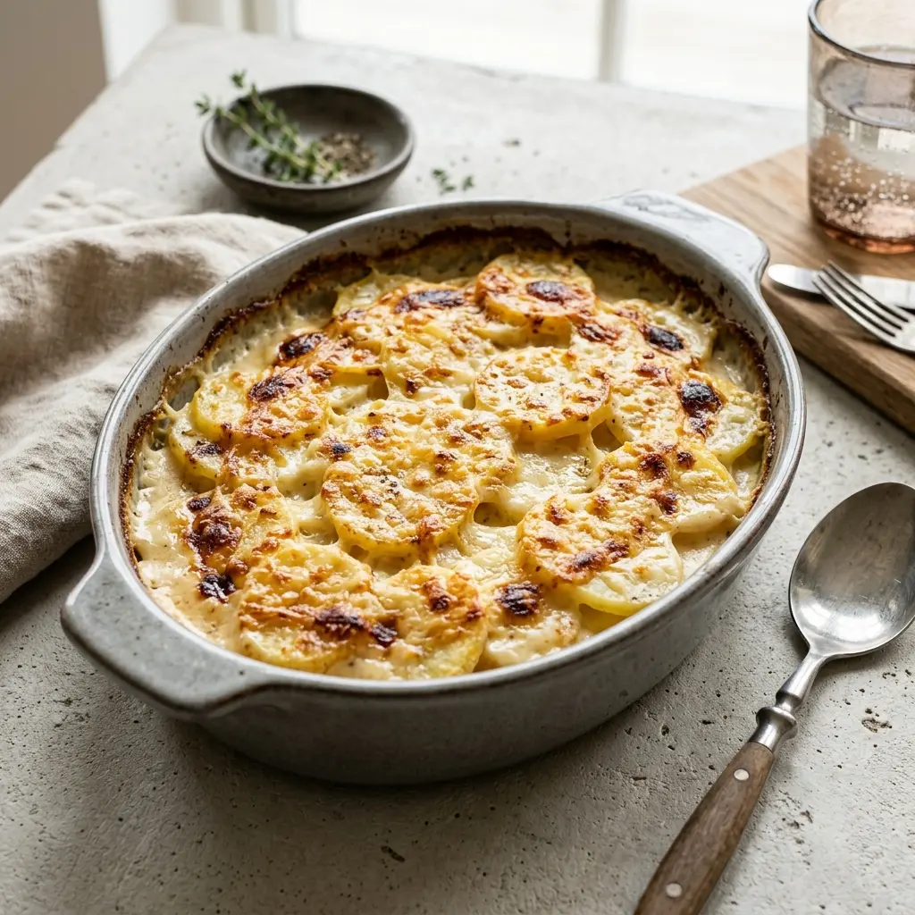 Photo of the finished dish for the recipe Pommes Dauphinoise