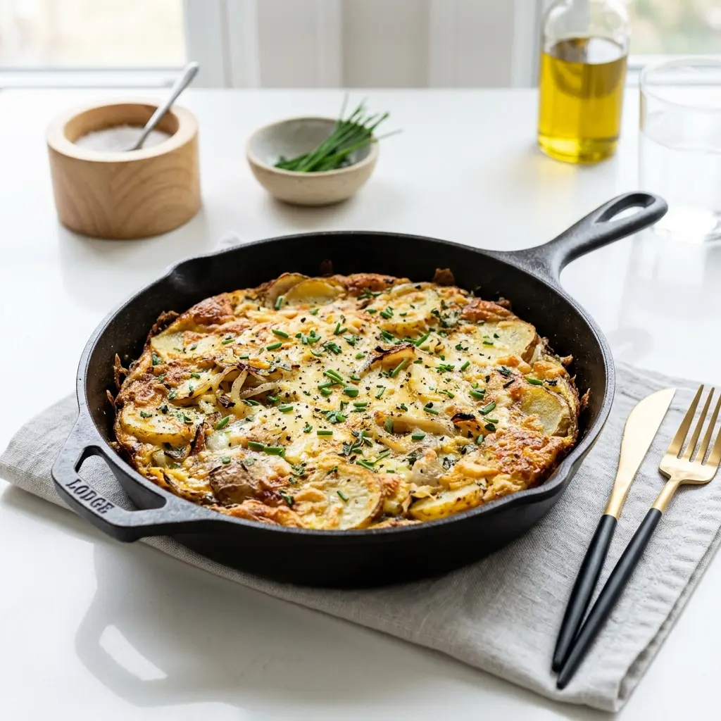 Photo of the breakfast recipe Potato Omelette