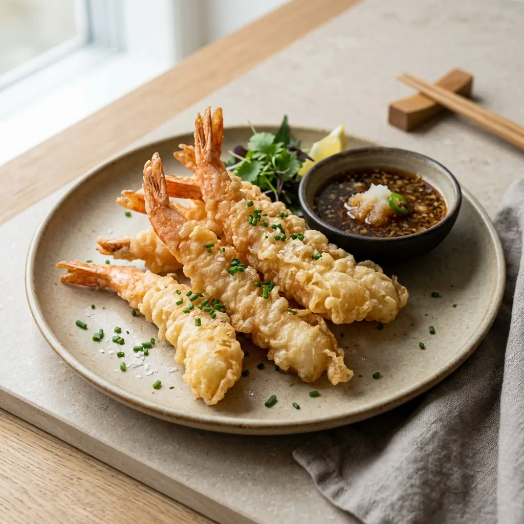 Photo of the finished dish for the recipe Prawn Tempura