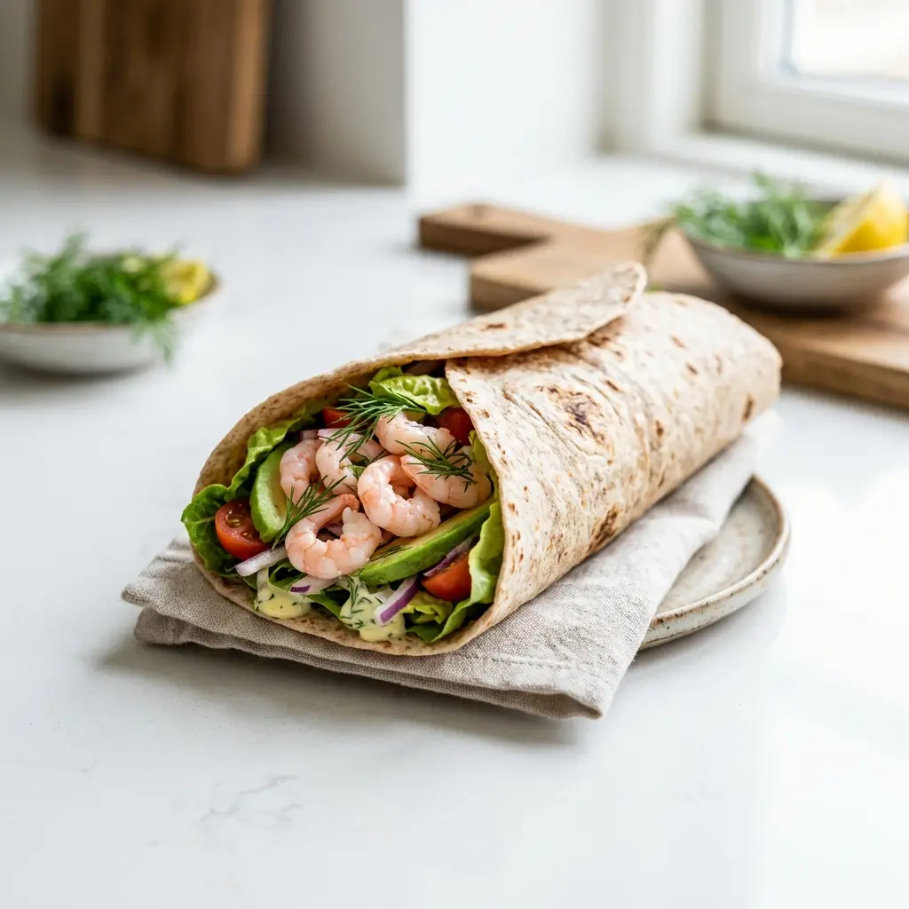 Photo of the finished dish for the recipe Prawn Wrap