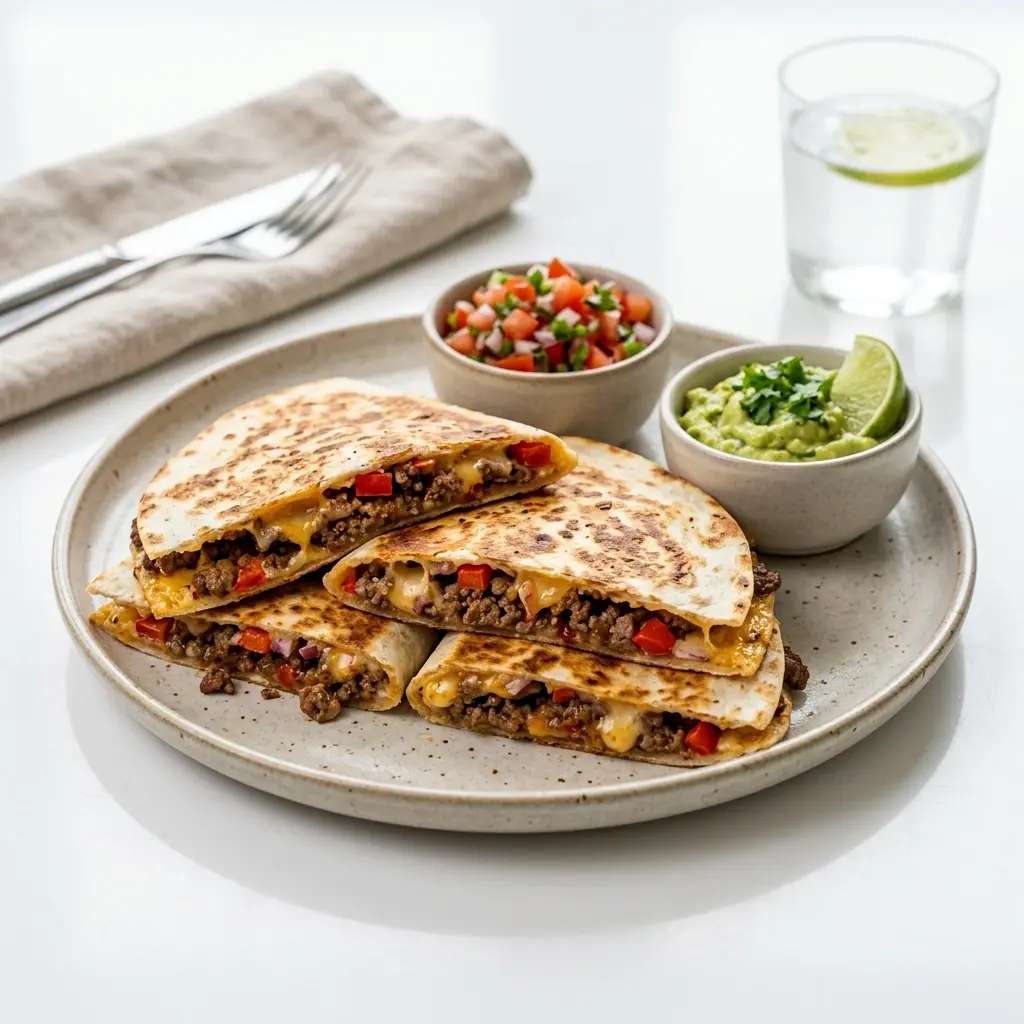 Photo of the finished dish for the recipe Quesadillas with Beef