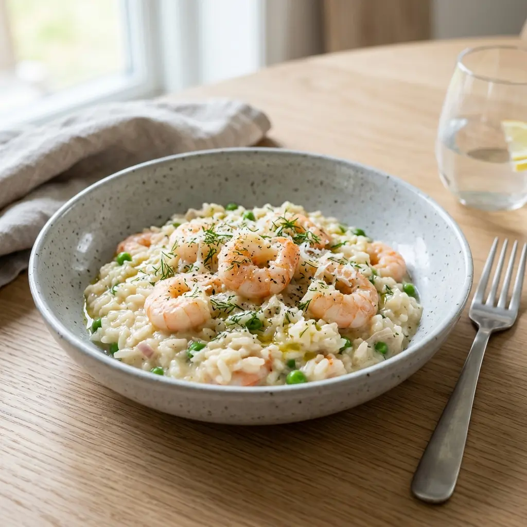 Photo of the finished dish for the recipe Risotto with Prawns