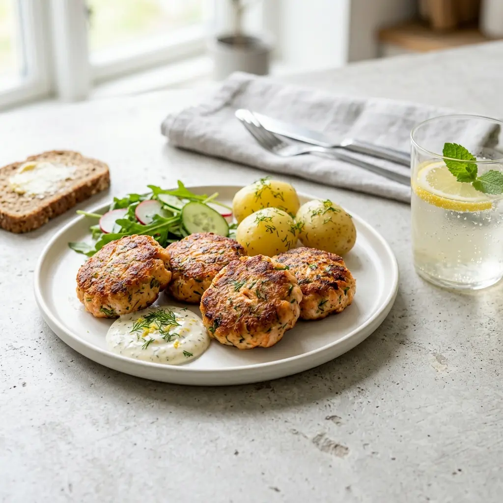 Photo of the finished dish for the recipe Salmon Fishcakes