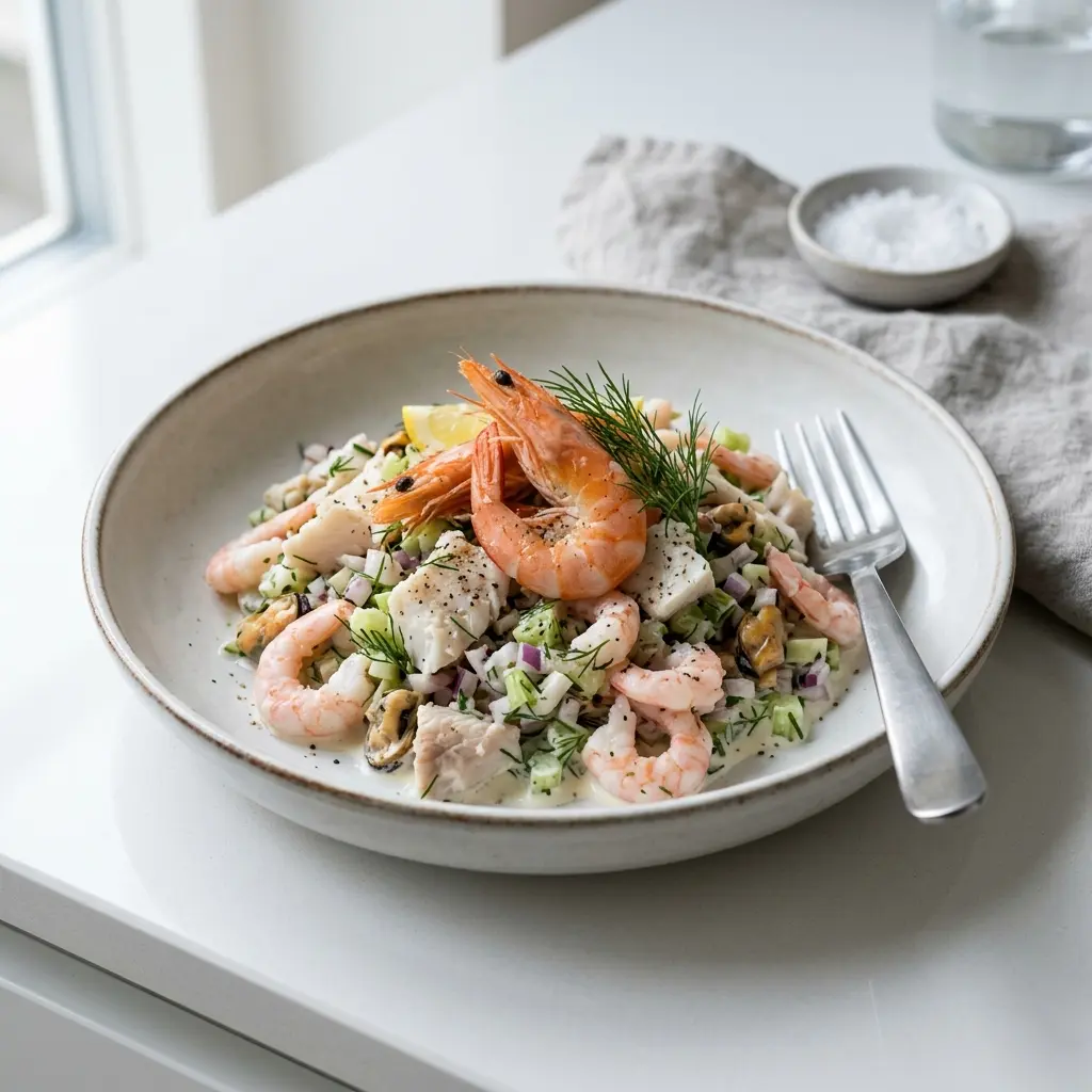 Photo of the salad recipe Seafood Salad with Prawns