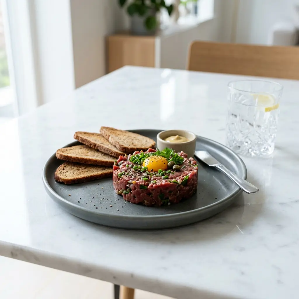 Photo of the finished dish for the recipe Seasoned Beef Tartare