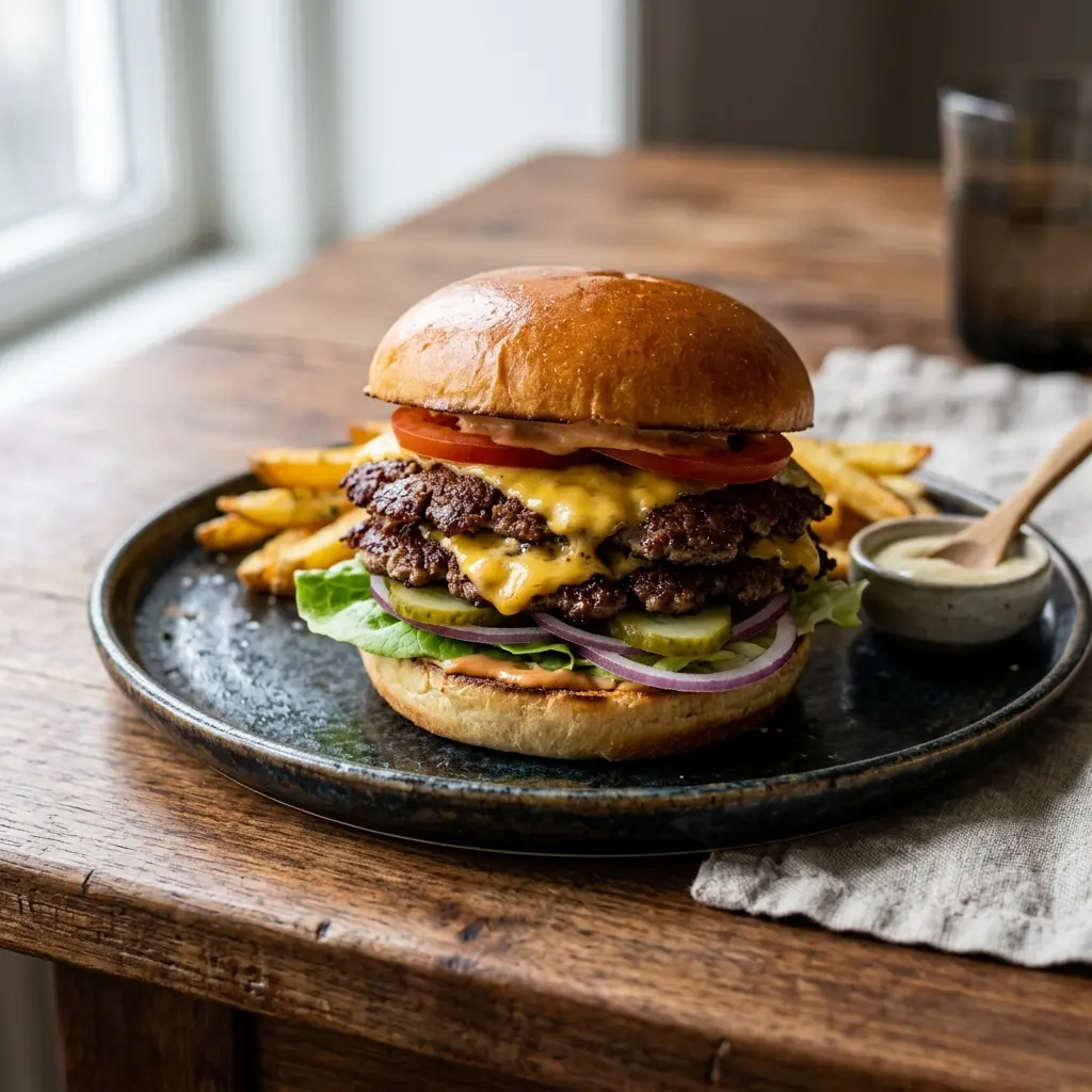Photo of the finished dish for the recipe Smash Burger