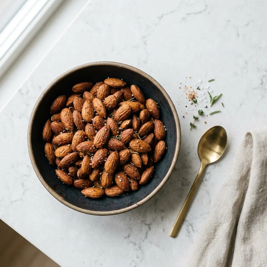 Photo of the finished dish for the recipe Smoked Almonds