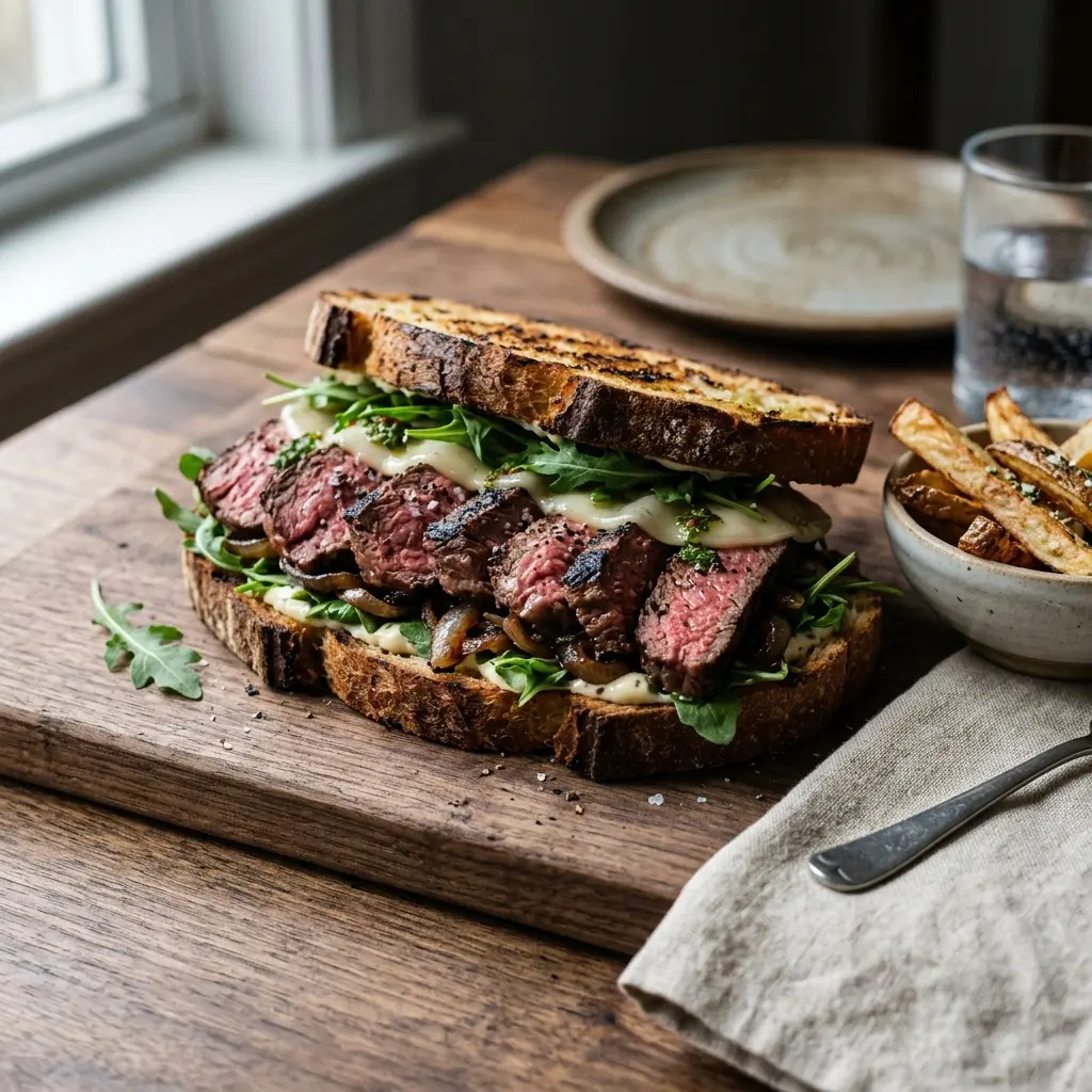 Photo of the finished dish for the recipe Steak Sandwich