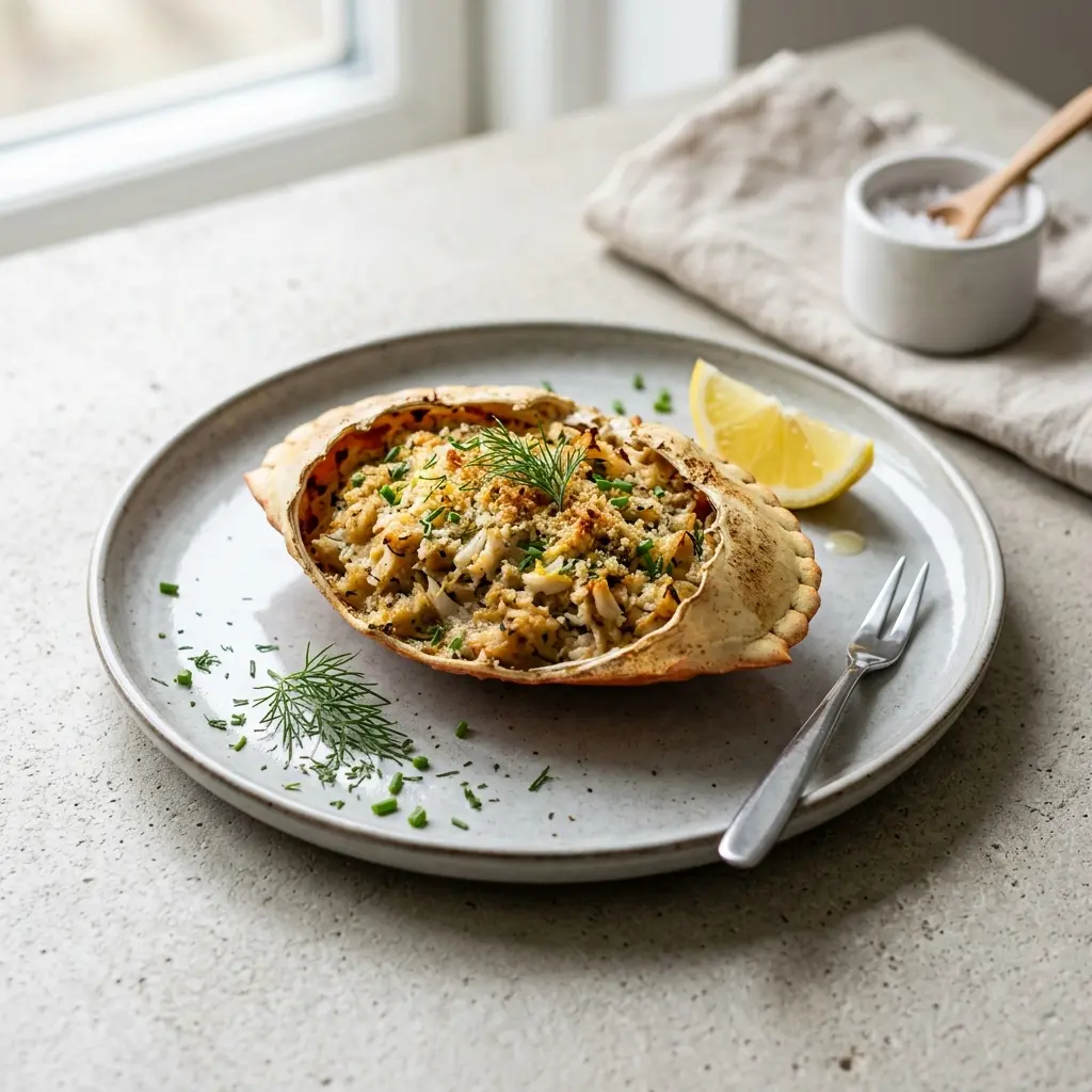 Photo of the finished dish for the recipe Stuffed Crab