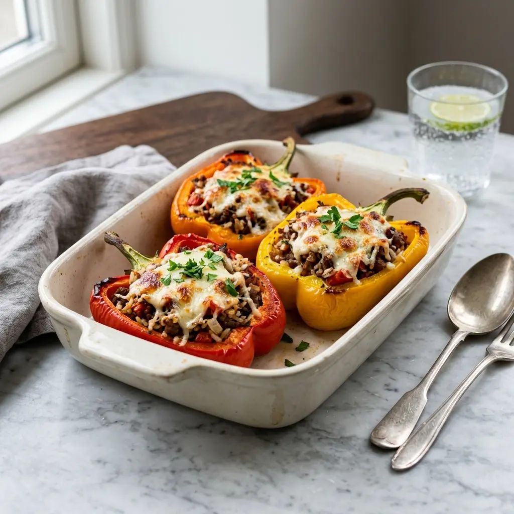 Photo of the finished dish for the recipe Stuffed Peppers with Beef