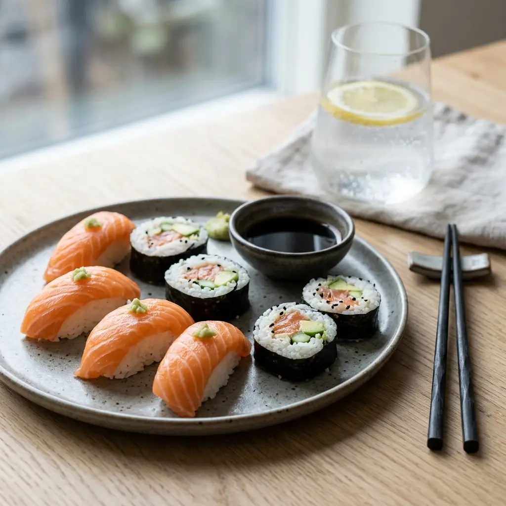 Photo of the finished dish for the recipe Sushi with Salmon