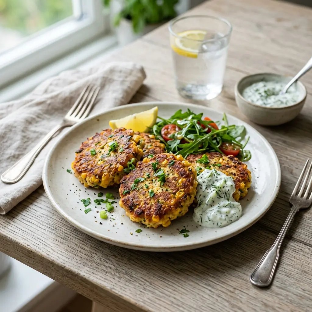 Photo of the finished dish for the recipe Sweetcorn Fritters