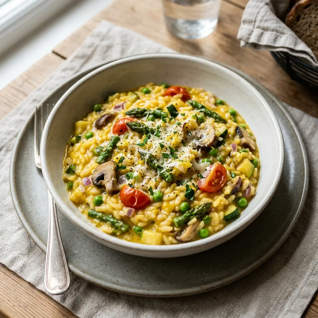 Photo of the finished dish for the recipe Vegetarian Risotto
