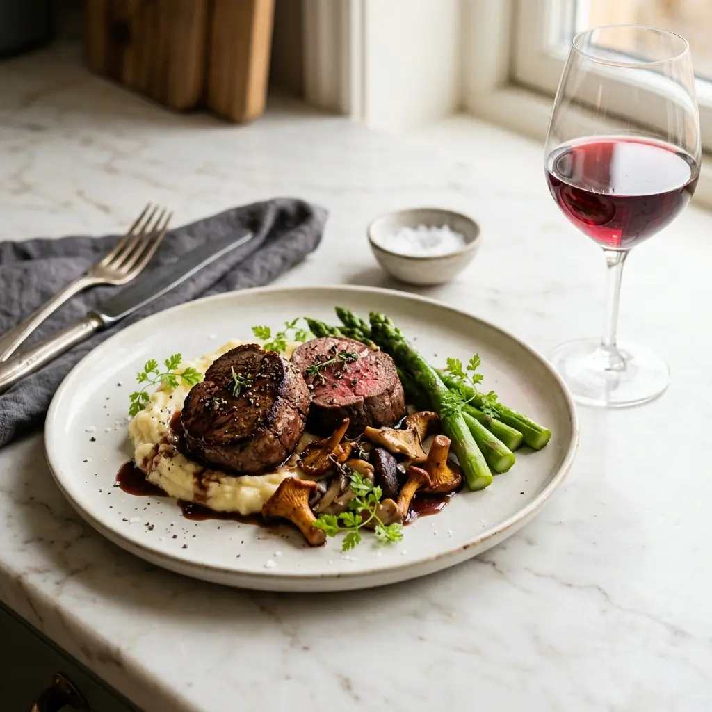 Photo of the finished dish for the recipe Venison Medallions